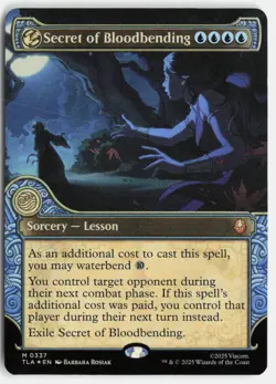 Secret of Bloodbending (Showcase) #337 (Foil) NM Avatar: The Last Airbender - Image 1