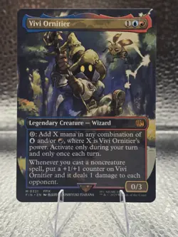 MTG Magic The Gathering Final Fantasy Vivi Ornitier (Borderless Non-foil) NM - Image 1