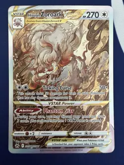 Hisuian Zoroark VSTAR GG56/GG70 Pokemon Crown Zenith NM - Image 1