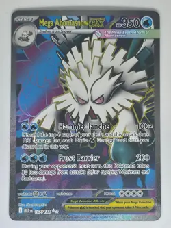 Mega Abomasnow ex 157/132 Ultra Rare Pokemon Mega Evolution - Image 1