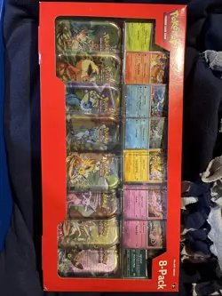 Pokemon Prismatic Evolution 8-Pack Tin Collection New Sealed - Image 1