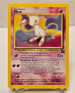 Mew 8 Wizards Black Star Promo Pokemon 1828 - Image 1