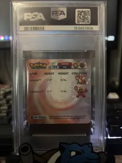 VINTAGE 2003 POKEMON Advanced Action Flipz Corphish/Crawdaunt- PSA 9 - Image 2