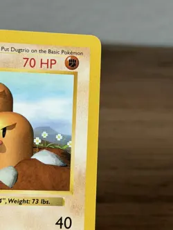 Pokemon Dugtrio 19/102 Shadowless Base Set WOTC Vintage NM - Image 4