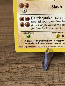 Pokemon Dugtrio 19/102 Shadowless Base Set WOTC Vintage NM - Image 5
