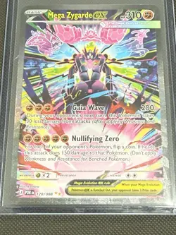Mega Zygarde EX 120/088 Full Art Holo Rare Pokemon TCG English HP 310 - Image 3
