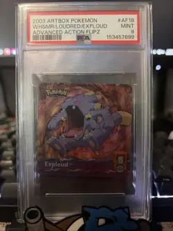 VINTAGE 2003 POKEMON Advanced Action Flipz Whismur/Loudred/Exploud- PSA 9 - Image 1