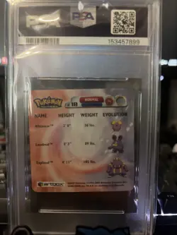 VINTAGE 2003 POKEMON Advanced Action Flipz Whismur/Loudred/Exploud- PSA 9 - Image 2