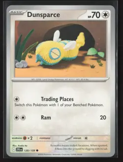 Dunsparce 120/159 Common Journey Together Pokemon Near Mint - Image 1