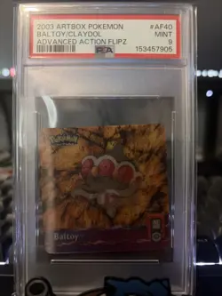 VINTAGE 2003 POKEMON Advanced Action Flipz Baltoy/Claydol- PSA 9 - Image 1