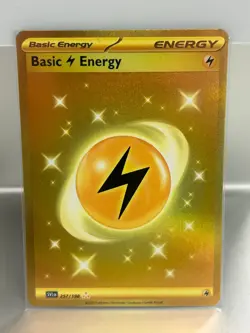Basic Lightning Energy 257/198 Hyper Rare Scarlet & Violet Pokemon Near Mint - Image 1