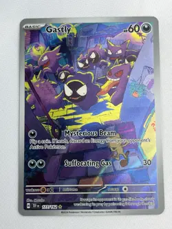 Pokemon TCG Gastly 177/162 Illustration Rare Temporal Forces NM Condition - Image 1