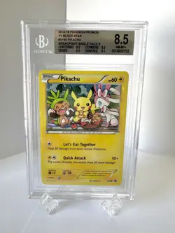 2016 POKEMON XY BLACK STAR PROMO BREAKPOINT BLISTERS #XY95 PIKACHU HOLO- BGS 8.5 - Image 1