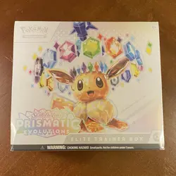 Prismatic Evolutions Elite Trainer Box Sealed ETB Pokemon Dented - Image 1
