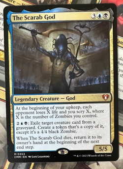 MTG The Scarab God Mythic Legendary Creature Commander Masters NM - Image 1