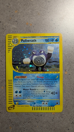 Pokemon TCG Poliwrath Holo Rare 24/165 Expedition WOTC E-Reader MP - Image 1