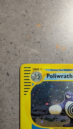 Pokemon TCG Poliwrath Holo Rare 24/165 Expedition WOTC E-Reader MP - Image 2