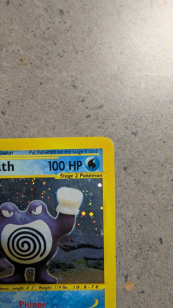 Pokemon TCG Poliwrath Holo Rare 24/165 Expedition WOTC E-Reader MP - Image 3
