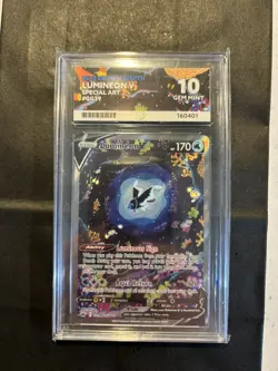 Pokemon TCG: Lumineon V GG39/GG70 Crown Zenith Special Art Graded ACE 10 - Image 1