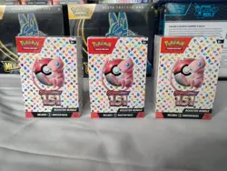 Pokemon TCG Scarlet and Violet 151 Booster Bundle Set - 290-85321. Lot of 3 820650853210 - Image 1
