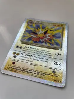Pokemon Legendary Collection Reverse Holo Jolteon 14/110.-Pre-Owned HP-DMG - Image 3