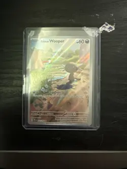 💧 Paldean Wooper 102/094 – Phantasmal Flames Illustration Rare – Pokemon NM 💧 - Image 1