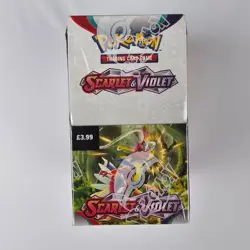 Pokemon Scarlet Violet Base Half Booster Box 18 Packs Factory Sealed UK Seller - Image 1