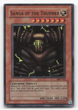 Yugioh Sanga of the Thunder MRD-025 Super Rare Unlimited NM - Image 1
