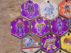 Yu Gi Oh! Lot of 12 Takahashi Metal Medallions Hexors Coins Tokens Battle Tiles - Image 5