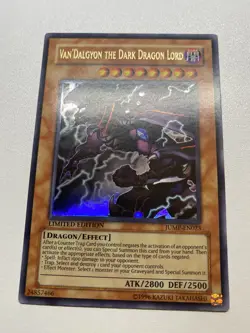 Yu-Gi-Oh! Van’Dalgyon The Dark Dragon Lord Ultra Limited Edition JUMP-EN023 MP - Image 1