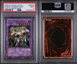 Yugioh Elemental Hero Thunder Giant Tlm Ultimate Rare 1st Edition Mint 9 Psa - Image 4