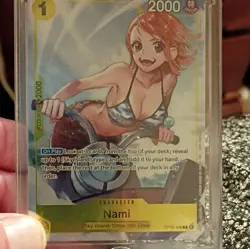 Bandai One Piece Nami Character Card OP15-108 Special 2000 Power - Image 3