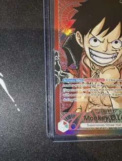 Monkey D. Luffy Pre-Errata 2022 One Piece OP01-003 1st Edition Alt Leader - Image 5