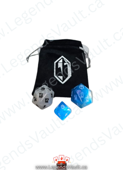 MTG FF Final Fantasy Prerelease Dice + Bag Set - Image 1