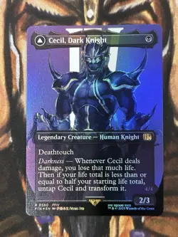 Foil Cecil, Dark Knight (Borderless) 0380 MTG Final Fantasy English - NM 🔥 - Image 1
