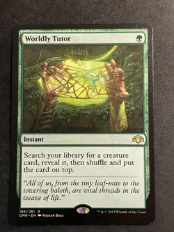 MTG Worldly Tutor, NM-Mint, (DMR #185/261) Regular - Image 1