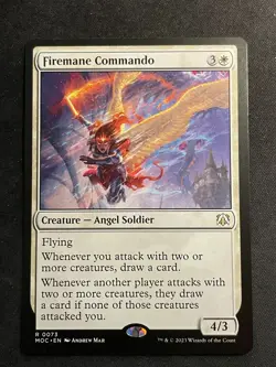 MTG Firemane Commando, NM-Mint, (MOC #0073) Regular - Image 1