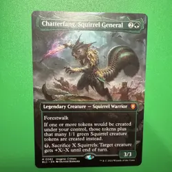 Chatterfang, Squirrel General (Borderless) #82 (NM) Bloomburrow BLC Magic MTG - Image 1