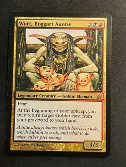 MTG Wort, Boggart Auntie, NM-Mint, (LRW #252) Regular - Image 1