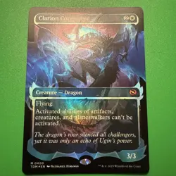 MTG Clarion Conqueror (Showcase) Tarkir: Dragonstorm Foil #400 NM NOT PLAYED - Image 1