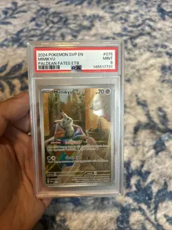2024 POKEMON SVP EN-SV BLACK STAR PROMO #075 MIMIKYU PSA 9 - Image 1