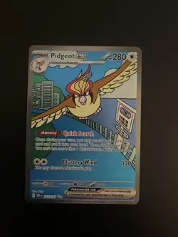 The Pokemon Company Pidgeot ex 225/197 Obsidian Flames Rare Holo EX English - Image 1