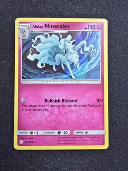 Alolan Ninetales - 145/236 - Holo - S&M: Cosmic Eclipse *NM-LP* Pokemon TCG - Image 1