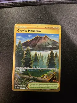 Gravity Mountain - 250/191 - Pokemon Surging Sparks Hyper Secret Rare NM - Image 1