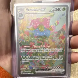 Pokemon TCG Venusaur ex 198/165 SV 151 Special Illustration Rare Full Art Holo - Image 1