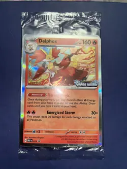 Pokemon CHAOS RISING STAFF PROMOS Set Of 4 SEALED Mega Evolution Holo Foils - Image 1