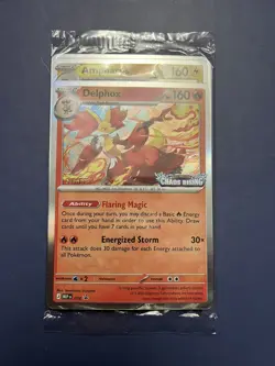 Pokemon CHAOS RISING STAFF PROMOS Set Of 4 SEALED Mega Evolution Holo Foils - Image 3