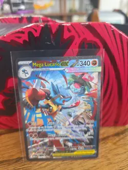 Pokemon - Mega Lucario EX 179/132 Mega Evolution SIR Special Illustration Rare - Image 2