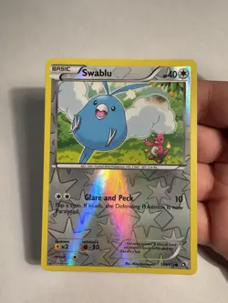 Swablu 103/113 Reverse holo Legendary Treasures Foil common Pokemon - Image 1
