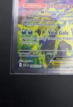 Pokemon Ascended Heroes Mega Gengar ex 284/217 SIR - NM - FRESH AND SHIPS ASAP - Image 4